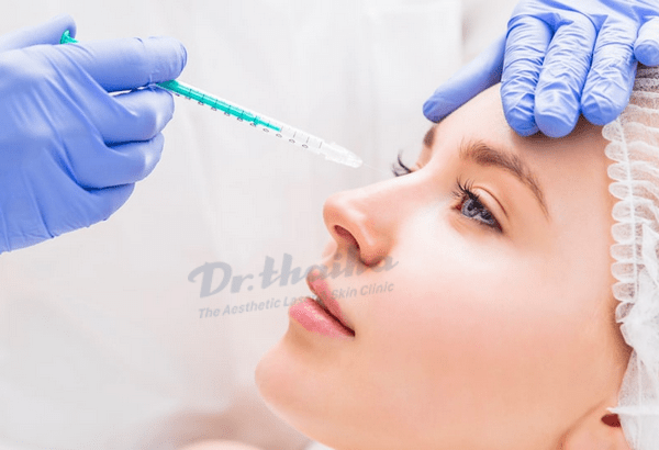 What are the pros and cons of using surgical threads or filler injections for nose augmentation?